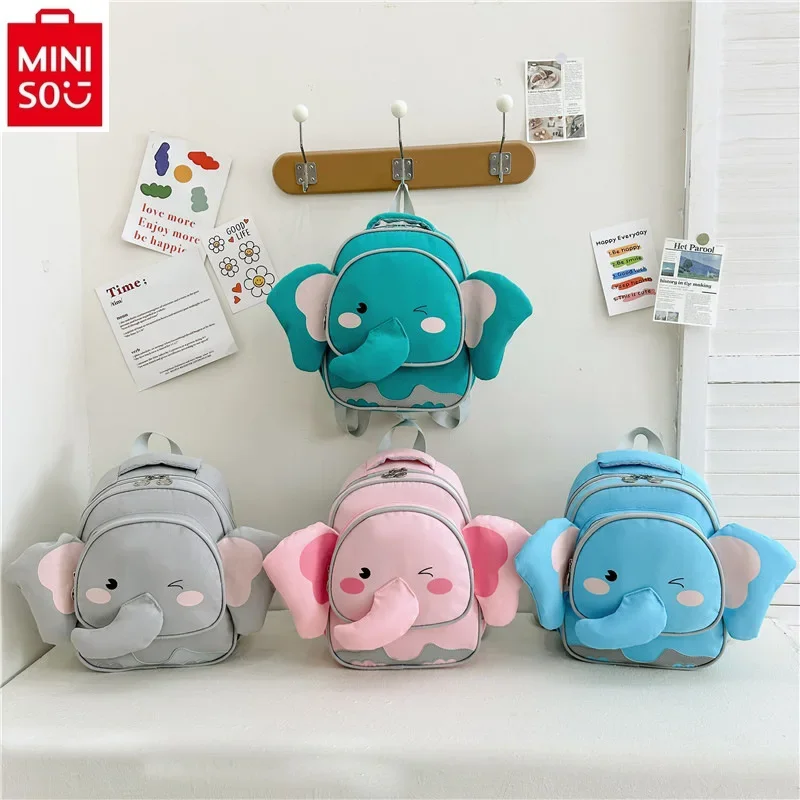 

MINISO Disney Cartoon Lightweight Backpack Kindergarten Anime Dumbo Reducing Burden Children's Backpack