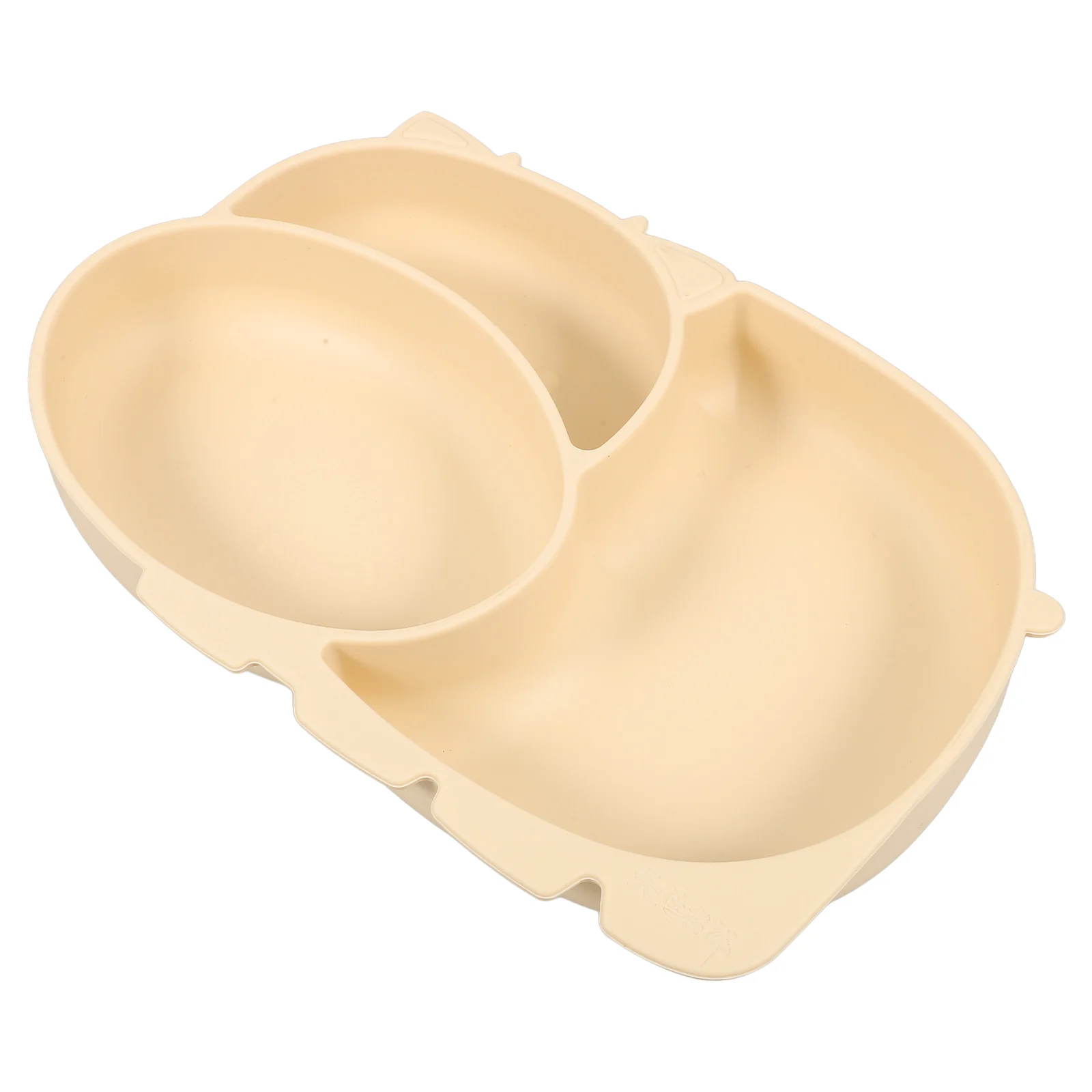 

Children's Silicone Baby Bowl Cow Shape Cute Small Size Lightweight Food Grade Safe Toddler Feeding Bowl Anti-Slip Suction Base
