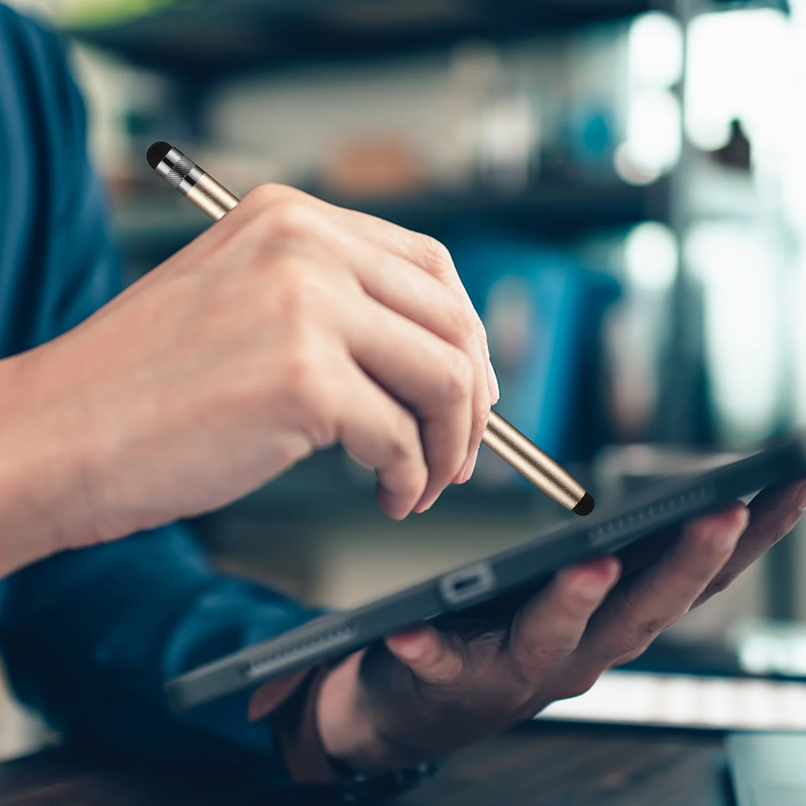 

6 шт. универсальный емкостный стилус для экрана, высокоточный круглый дизайн, гладкая ручка для смартфонов, планшетов