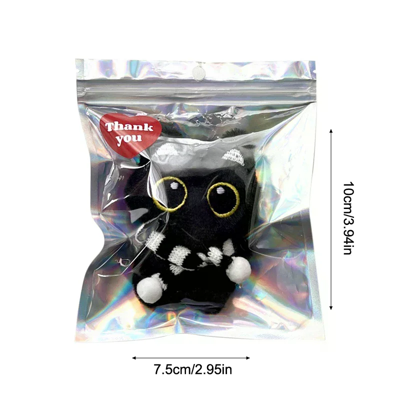 Kawali gatinho boneca saco pingente chaveiro de pelúcia macio gato boneca carro chaveiro decorações de mesa mochila charme pingente presente
