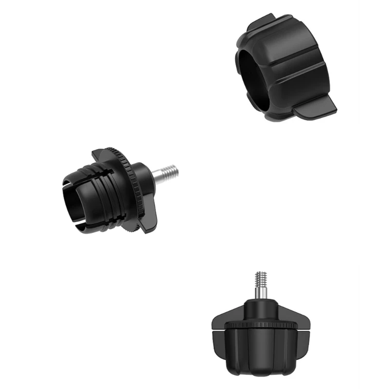 Verbesserter 17-mm-Kugelkopf auf 1/4-Schrauben-Adapter aus Kunststoff mit 5,1 Höhe, langlebig für Handy-Zubehör