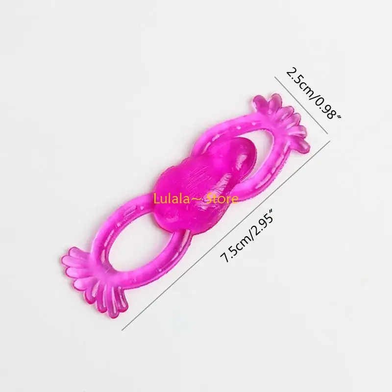 Y4QA Ejecting for Frog Finger Toy TPR Figurine for Autistic Kids Family Acti