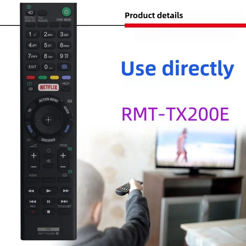 New Universal Remote Control RMT-TX200E for Sony TV RMT-TX200E KD-65XD7504  KD-65XD7505 KD-55XD7005  KD-49XD7005 KD-50SD8005