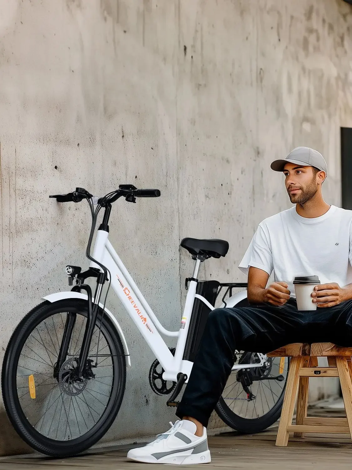 AliExpress NONE Cheevalry C26 E-bike Electric Bike for Adults 250W Motor City ebik 36V 15Ah Battery  Electric Bicycle 26 Inch tire men's e-bike