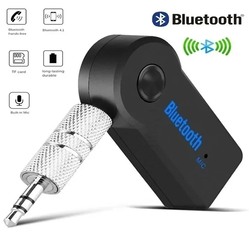 Draadloze Bluetooth 5.0 Audio-ontvanger Mini Bluetooth Stereo AUX USB voor PC Oortelefoon Auto Handenvrij Draadloze Bluetooth Adapter 2in1