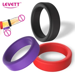 3pcs/set Penis Ring Delay Ejaculation Silicone Reusable Semen Cock Rings on for Men Enlargement Sex Toys For Men Couple Rings