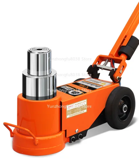 50 Tons 80 T Big Red Car Repair Cart Trolley Floor Jack Pneumatic Hydraulic Lift Jack