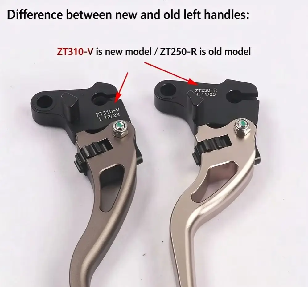For Zontes 310X 310R 310T 310V ZT250-s/r Motorcycle Modified Parts Aluminum Alloy Left and Right Handle Rocker Arm Clutch Brake