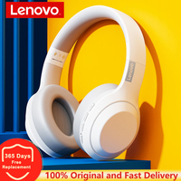 Lenovo Thinkplus TH10 Overhead Wireless Bluetooth Headset TWS Noise Cancelling Stereo Bass Telescopic Folding Headphone With Mic