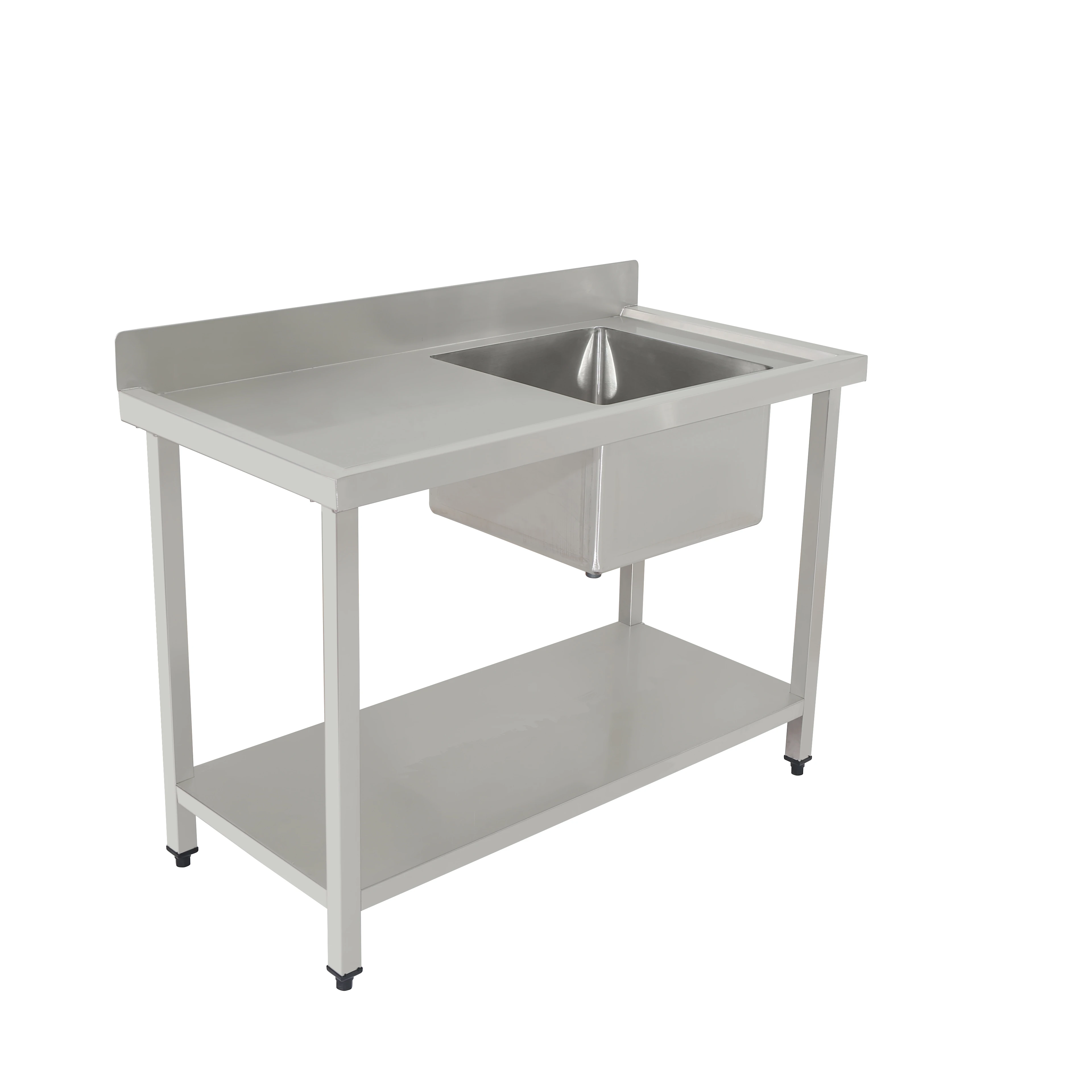 gm-Modern Commercial Kitchen Used New Competitive Price Stainless Steel Compartment Sink Wash Basin Table