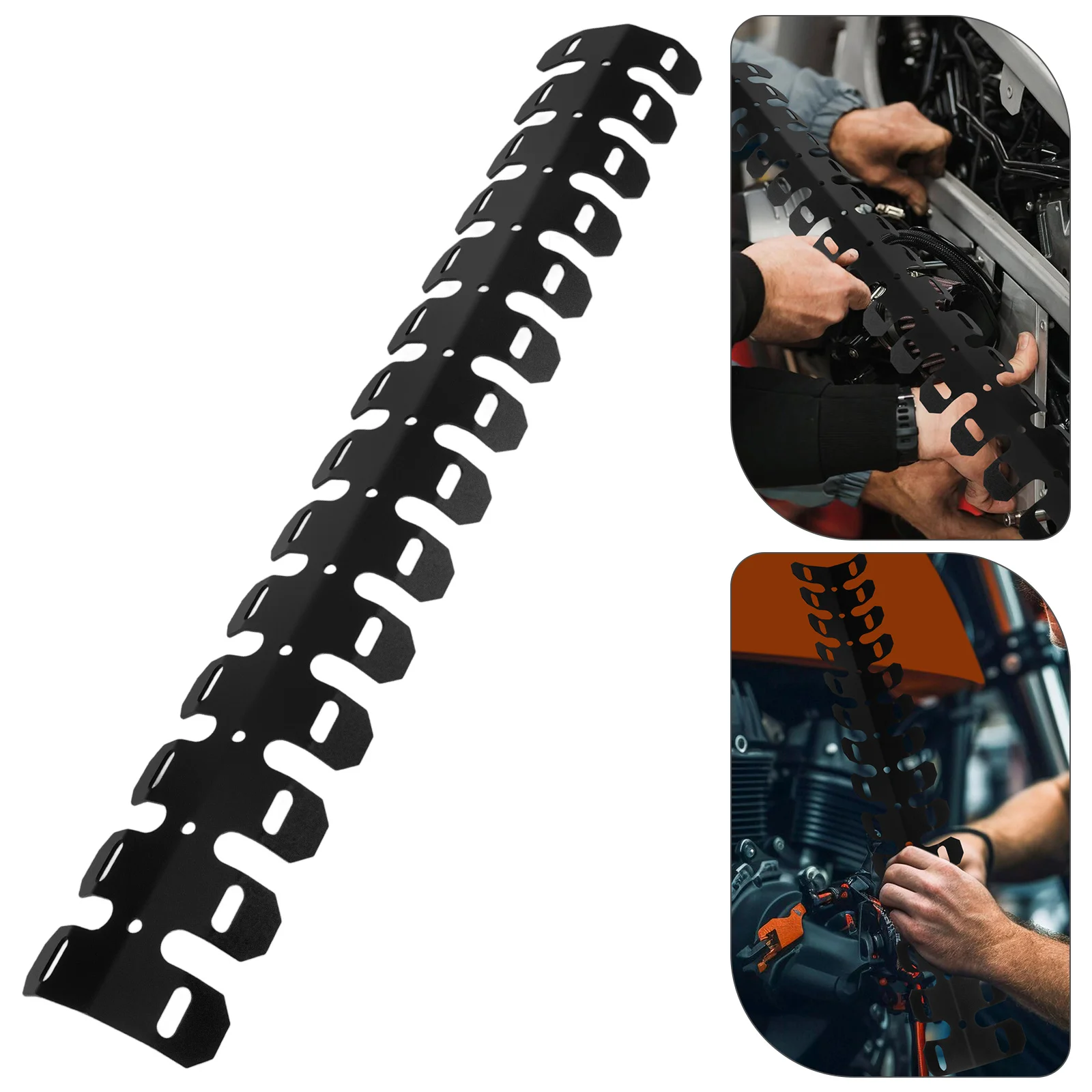 

Exhaust Pipe Guard Link Muffler Protector Universal Heat Shield for Pipes Cover Most Motorbikes Metal Protection Motorcycle