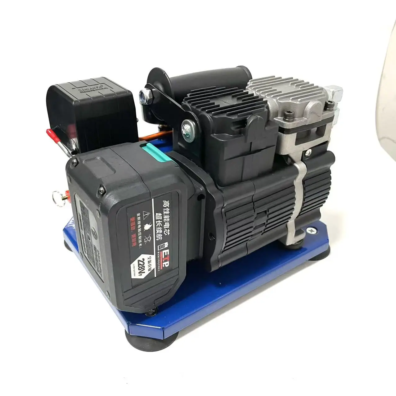 1.5L mini small high-pressure air compressor Oil-free brushless lithium electric silent air compressor