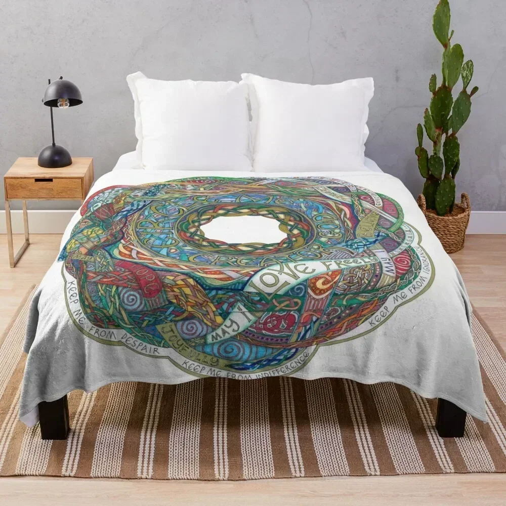 

Circle Me Throw Blanket Hair Thermals For Travel Flannels Retros Blankets