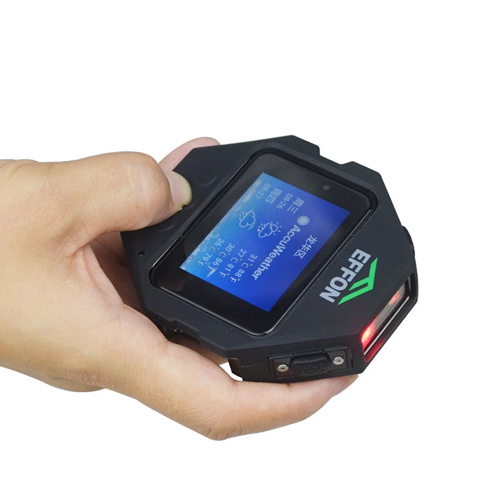 Wifi Wearable Android Handheld Trigger 2D barcode scanner PDA Terminal Data Collector