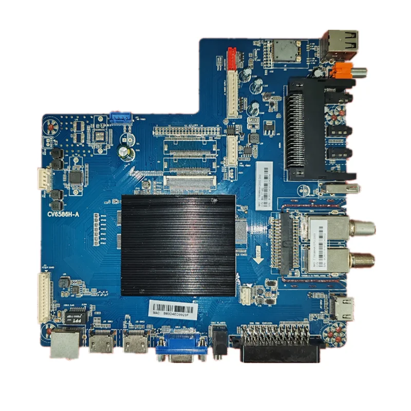 Imagem -06 - Wifi Network tv Motherboard Testado Bem Cv6586h-a Bh17182 4k