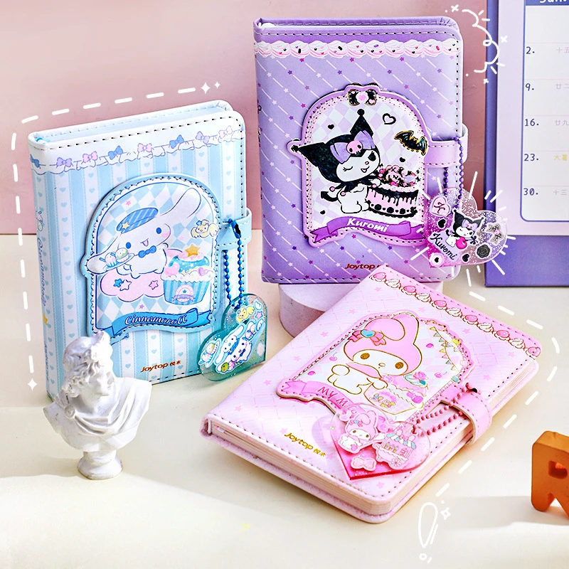 sanrio miniso caderno com pen grupo papelaria kawaii minha melodia escola estudantes menina presente de alta qualidade 01