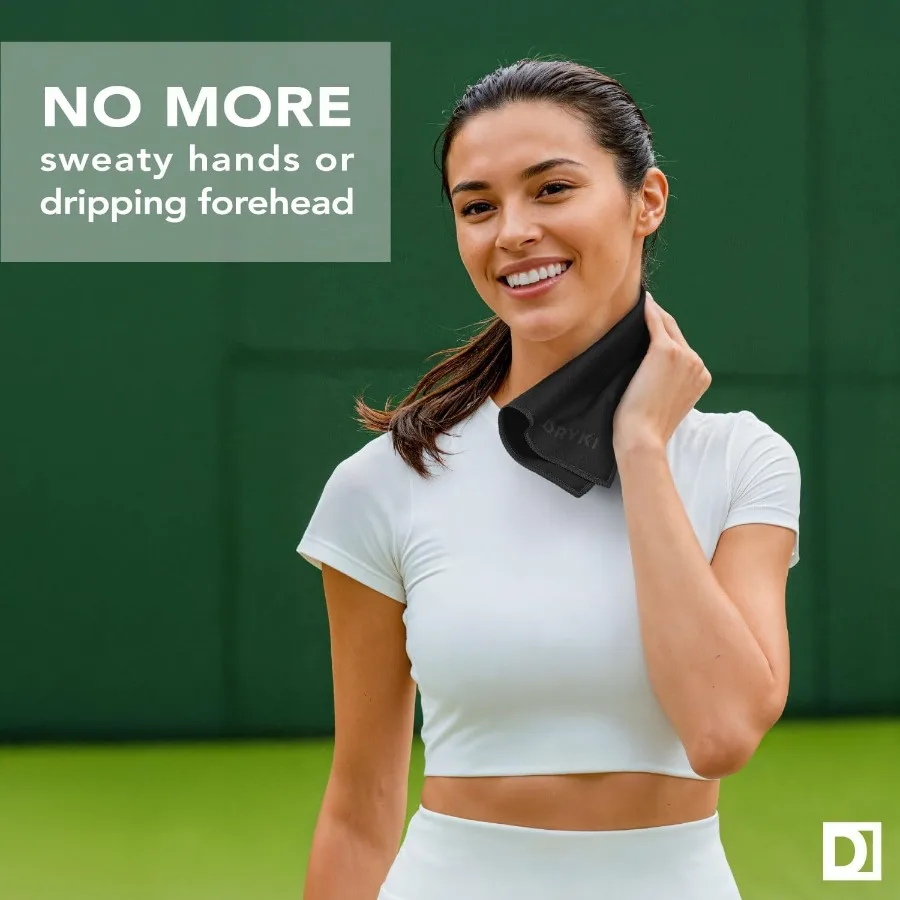 Sweat Absorbing Handkerchiefs The Original PocketSized Sweat Towels QuickDry Microfiber Sweat Rags for Face Hands Body Men Wome