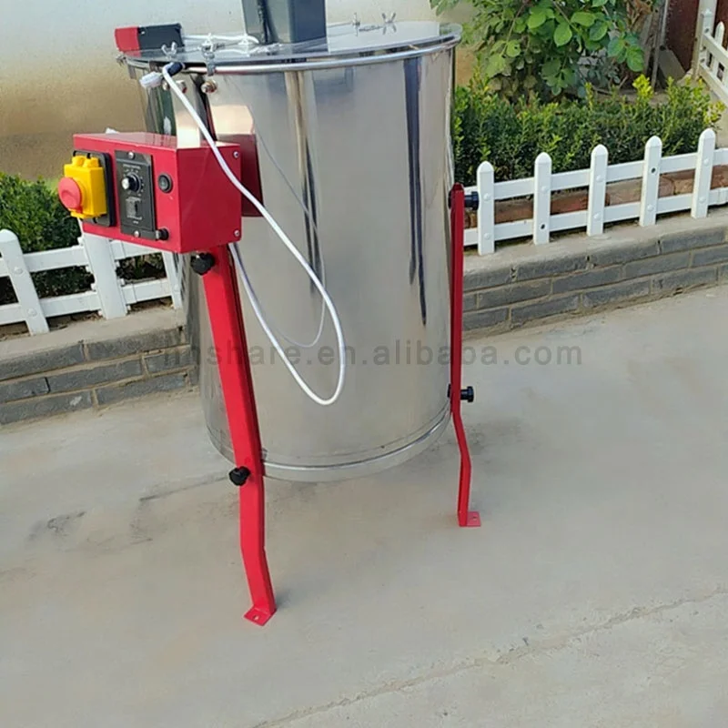4 Frame Electric Honey Harvesting Processing Machine Honey Centrifuge Extractor