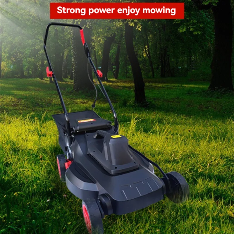 2000 Вт высокая мощность, мощная ручная электрическая газонокосилка, ручная бытовая газонокосилка, газонокосилка