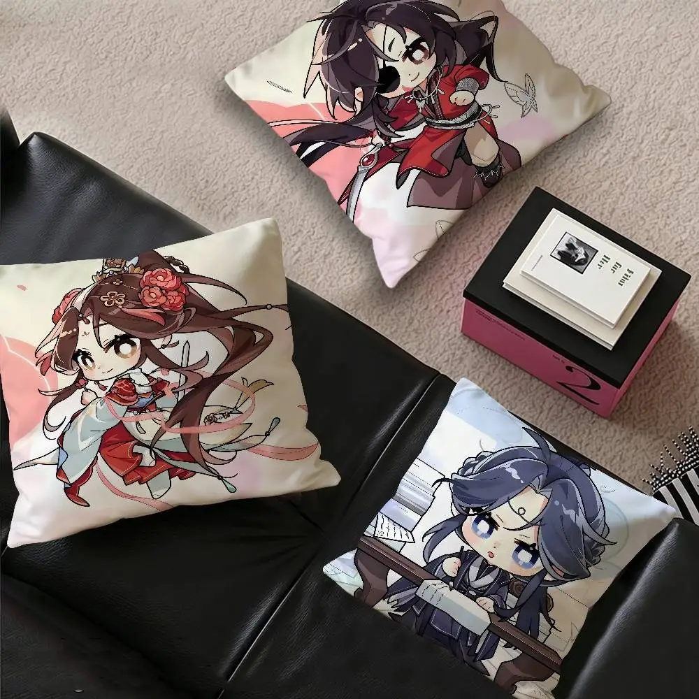 Cartoon H-heavens O-officials B-blessings Lucky Dragon pillow cover sofa cushion cover home room decoration children gift