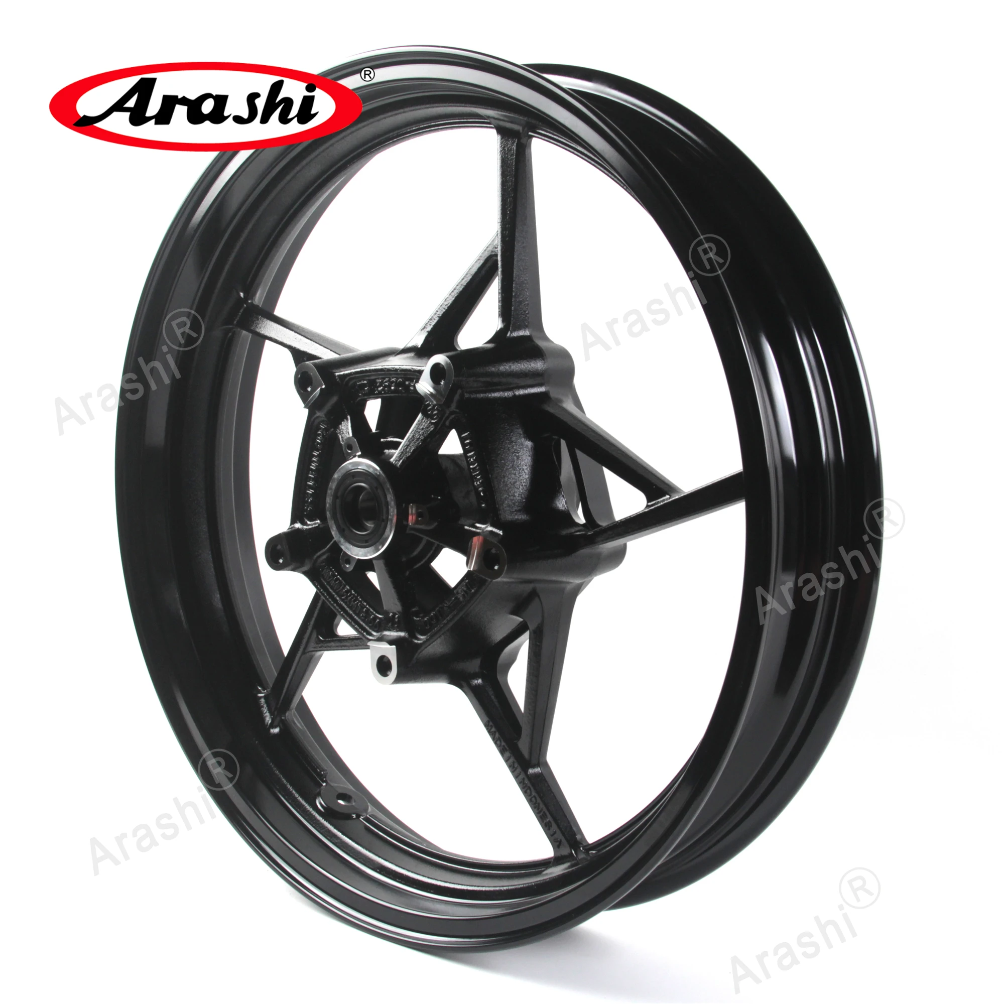 Llanta de rueda delantera Arashi para KAWASAKI Ninja 500 R / Z500 / SE / ABS 2024 2025 cubo de neumático de rueda de motocicleta