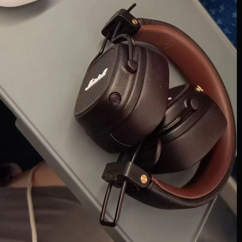 Беспроводные наушники Marshall Major IV с Bluetooth, складные, 80 часов работы, глубокий бас, беспроводная зарядка, для спорта и игр, с микрофоном
