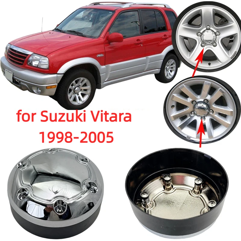 

Chrome wheel covers are suitable for Suzuki Vitara 1998-2005 rim center hub covers