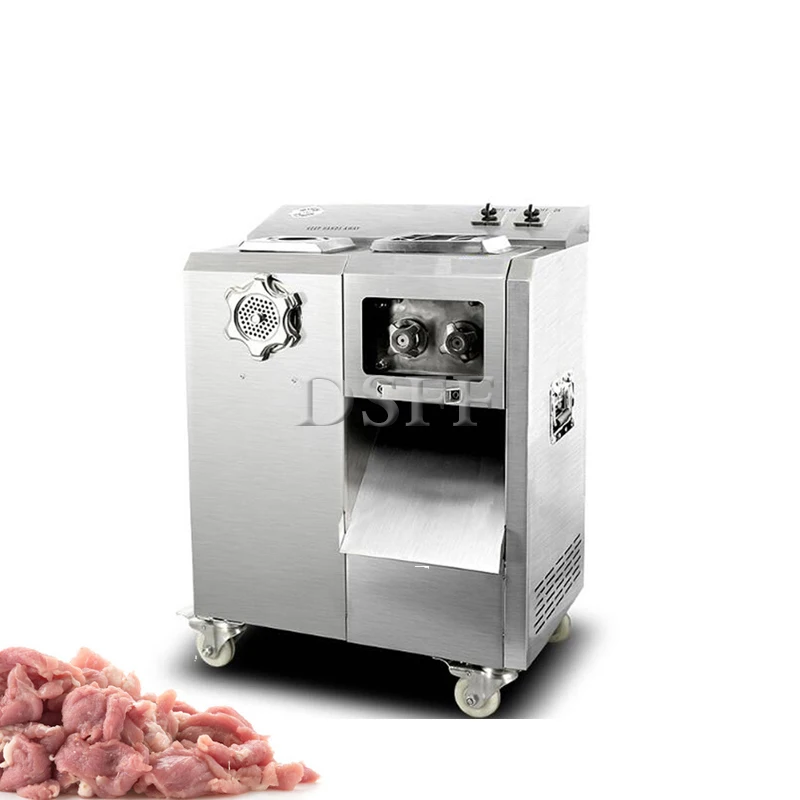 Electric Meat Grinder, Stainless Steel Heavy-Duty Sausage Filler, Food Processing Machine, Household Appliances