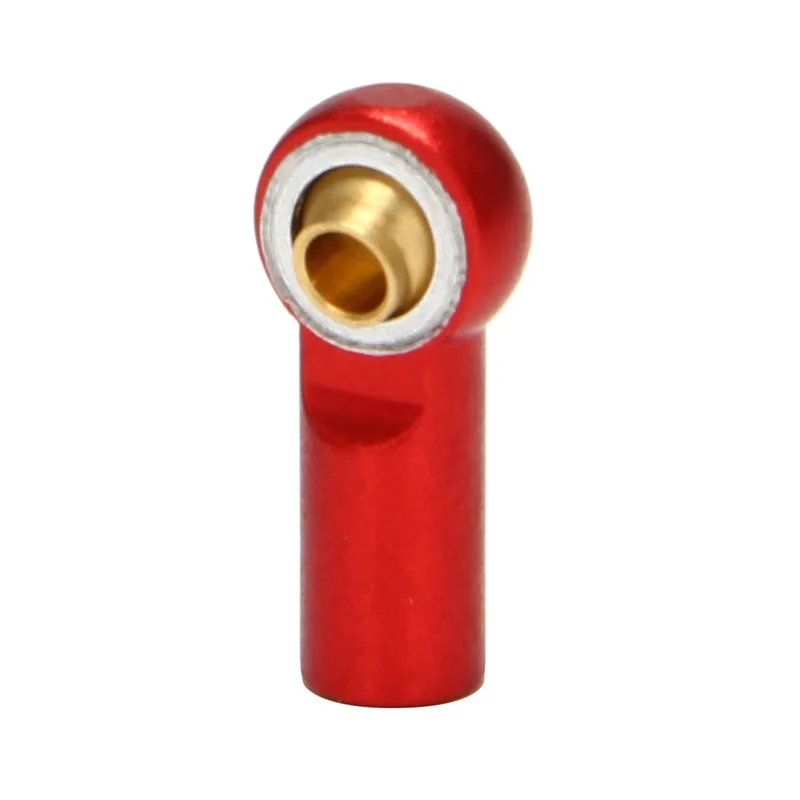 

60 шт. M3 шаровой шарнир, уплотнения стержня с шаровой головкой, наконечник рулевой тяги для 1/10 радиоуправляемого грузовика, автомобиля, грузовика, багги, красный-B60B