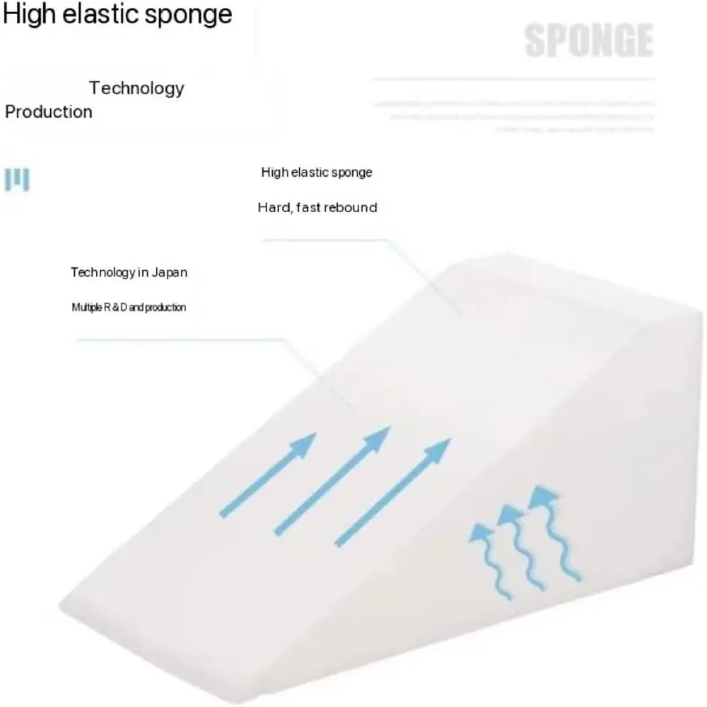 منحدر كلب صغير قابل للإزالة والغسل للكلاب الكبار - سلم إسفنجي للوصول إلى السرير بدون حاجز