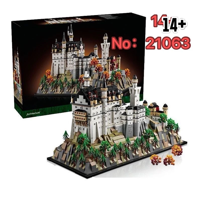 

Конструктор Disney Avail 21063 Замок Нойшванштайн, 3455 деталей, сменная листва и интерьерные элементы, коллекционный набор для дома