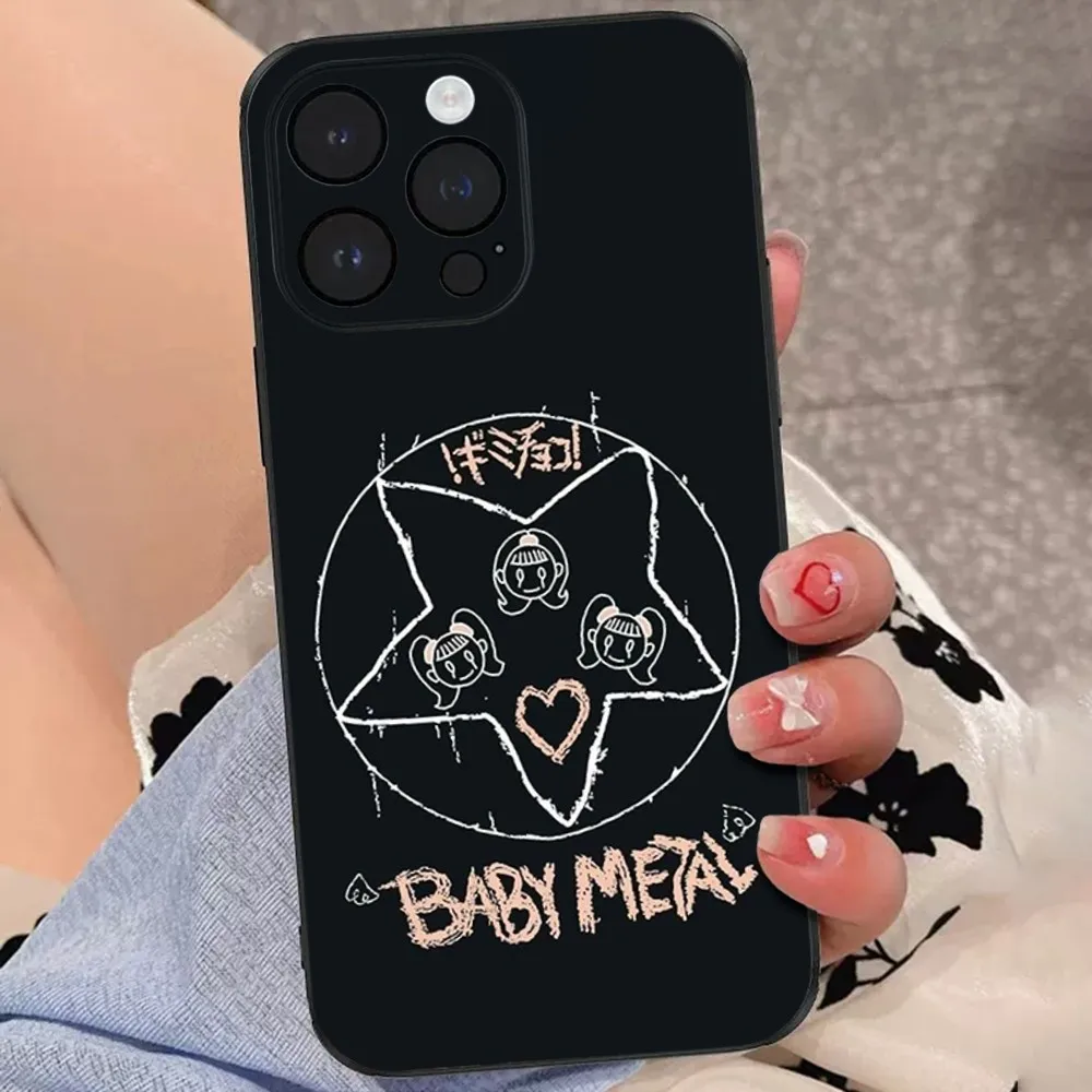 Singer B-Babymetal Phone Case For iPhone 15,14,13,12,11 Plus,Pro,Max,XR,XS,X,7,8 Plus,SE,Mini Soft Black Cover