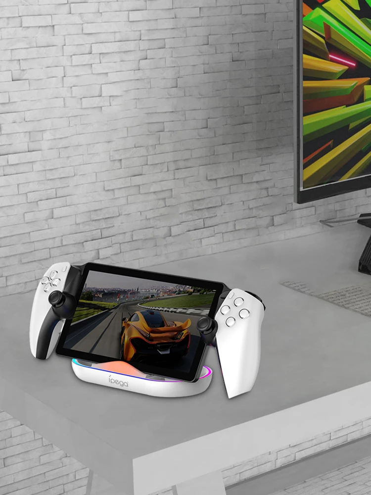 

Зарядная станция с RGB-подсветкой, портативная док-станция для PlayStation Portal, PS5 Portal Remote Player