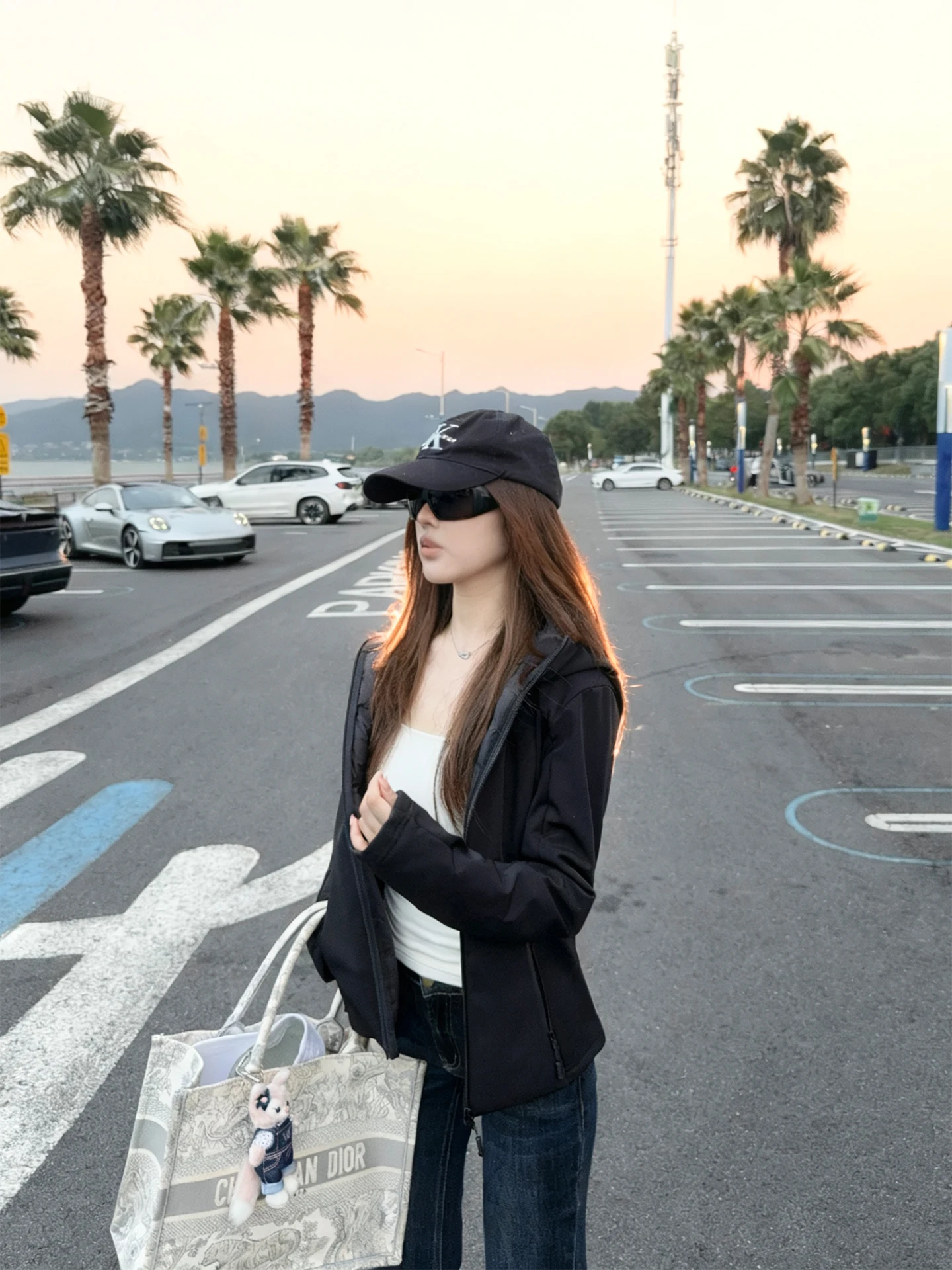 

eyey Rania down Pure Color Tee-Proof Fabric Comfortable Slim Fit Women's down Jaet Warm Long Sve Zipper Closure