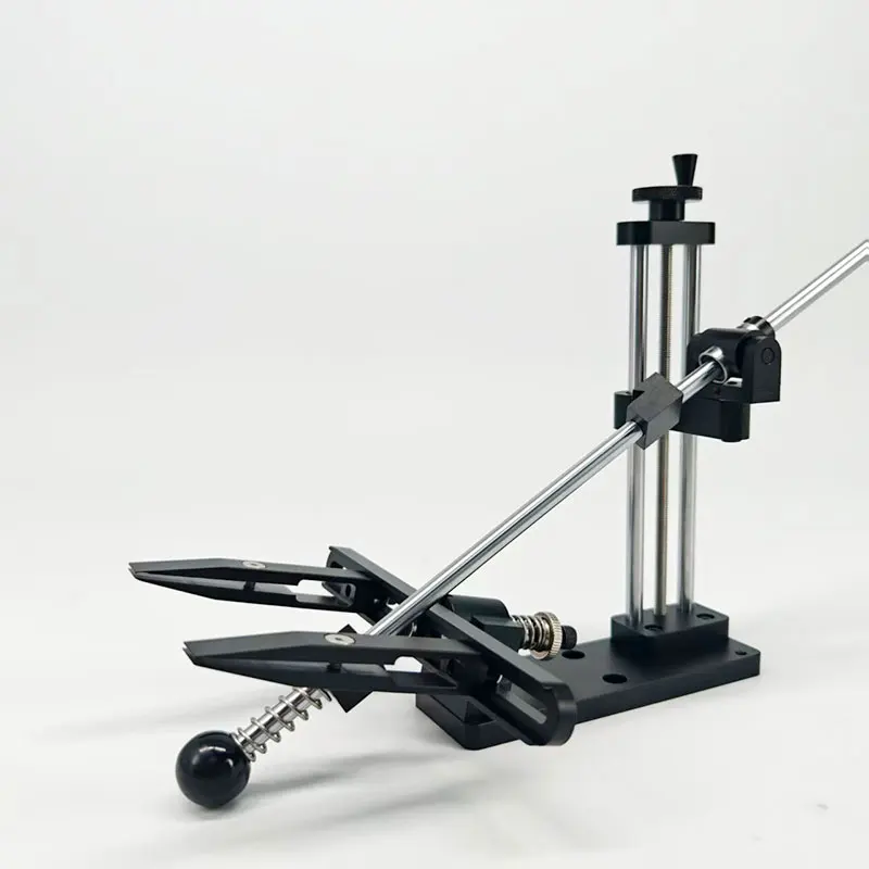 

Black Aluminium Alloy Fixed Knife Sharpener Professional Woodwork Grinding System Rotation Adjustment Angle Sharpening Stone