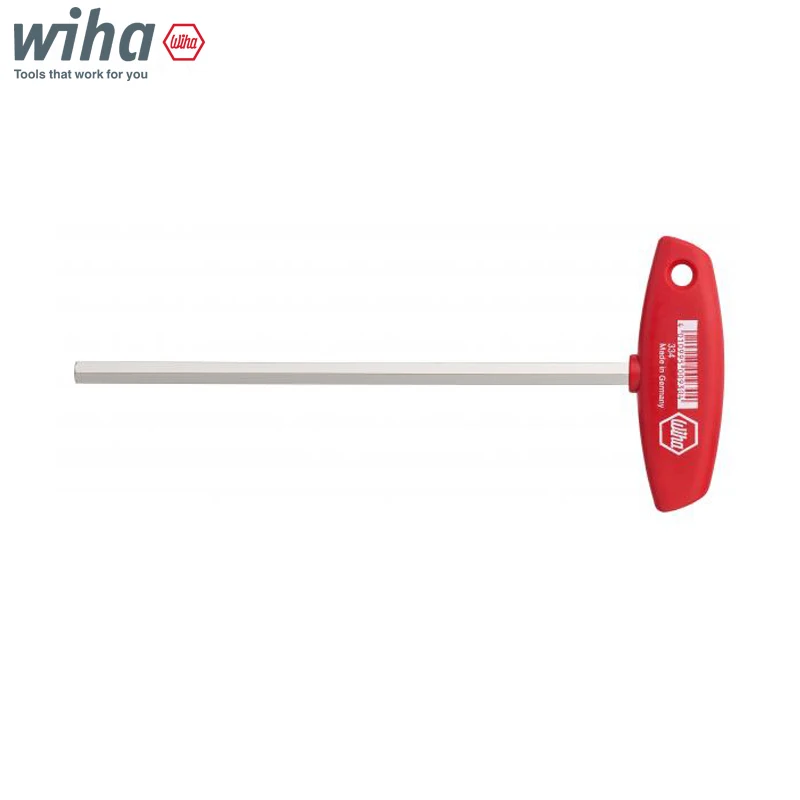 Wiha 00904 L-key with T-handle Hexagon Brilliant Nickel-plated 2.0mm Hex 100mm Shaft Length