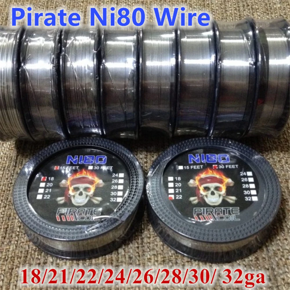 1 Roll Nichrome Ni80 Wire 30ft DIY coil 22/24/26/28/30/32ga gauge Resistance Coil Round Wire Coil DIY Heating Wire