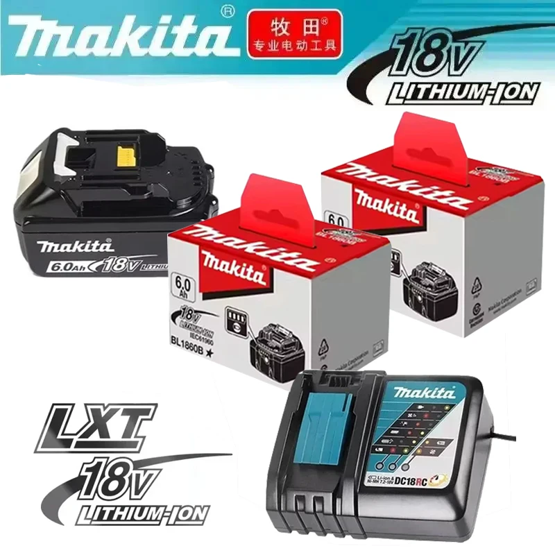 

Original Makita 18V Battery DDF487 BL1830B BL1850B BL1850 BL1840 BL1860 BL1815 Replacement Lithium Battery 6.0AH 9.0AH