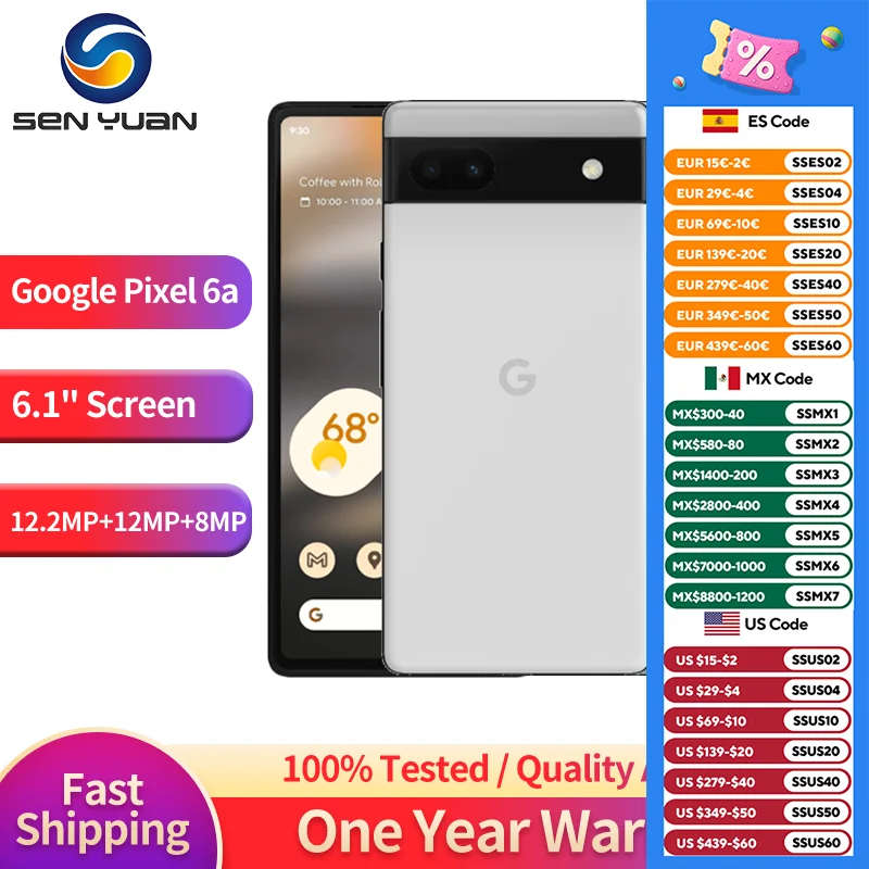 Google Pixel 6a 5G 6.1
