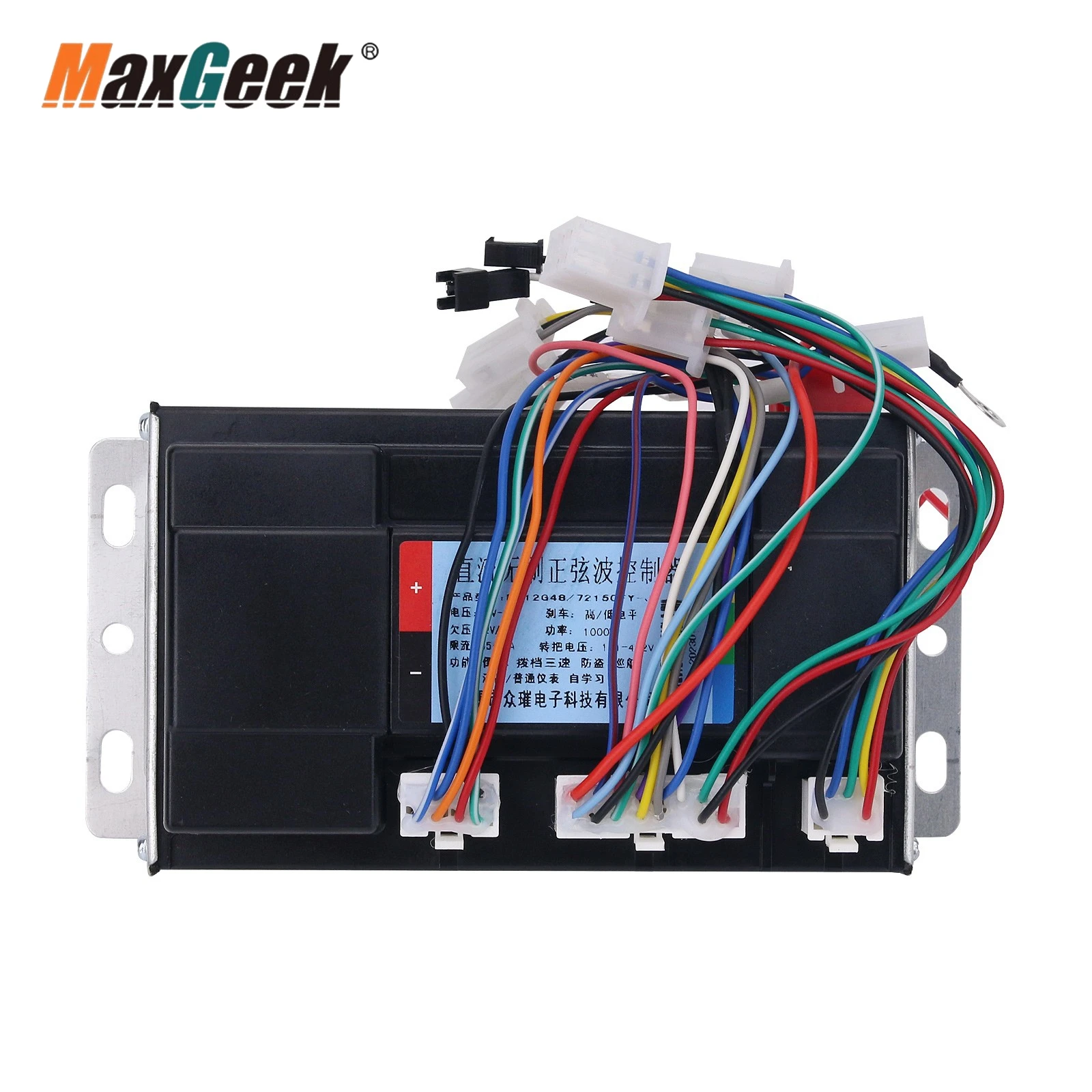 Maxgeek Sine Wave Controller 1000W 60-72V Big Power E-Bike Brushless Motor Sensor E-Bike Controller