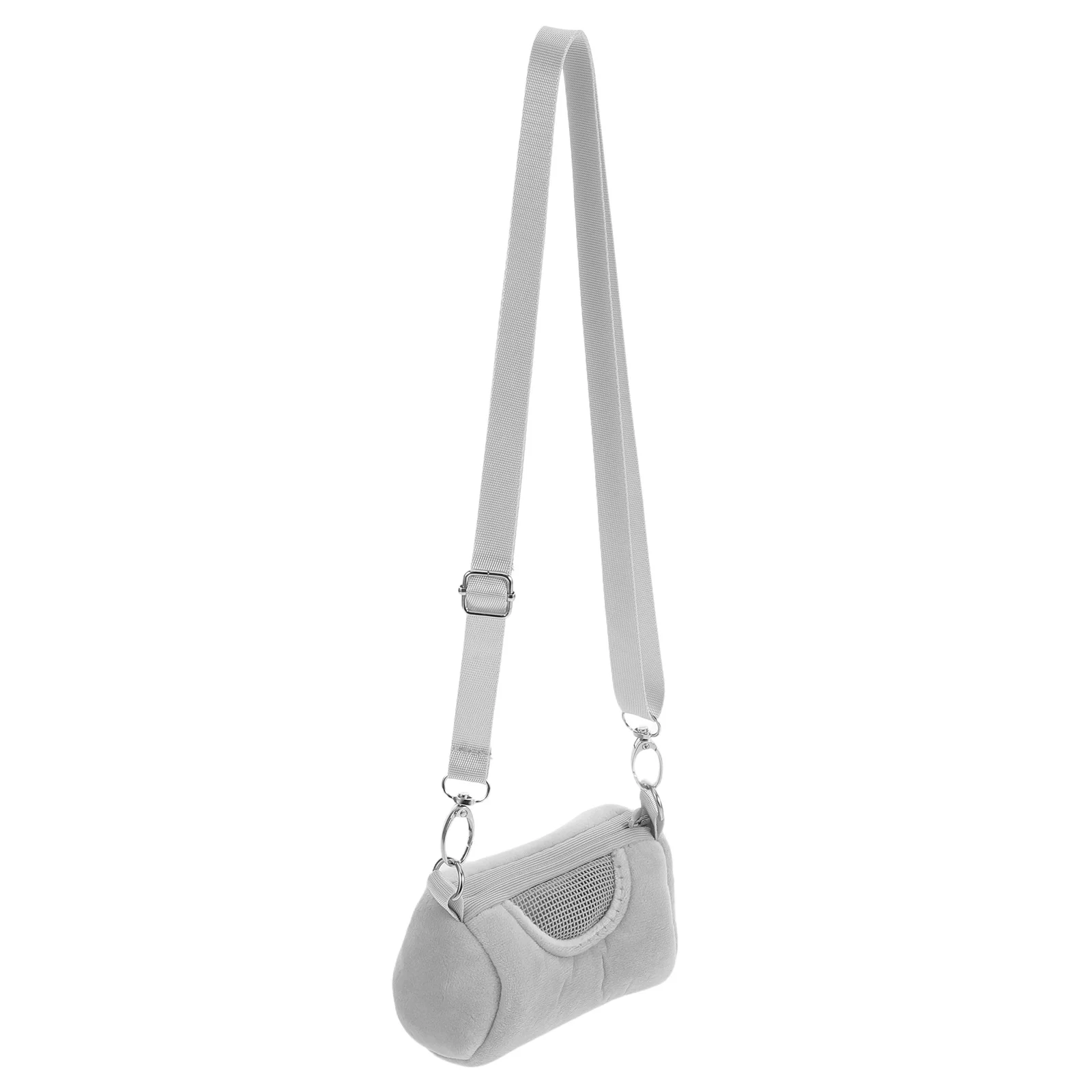 Saco de dormir cálido ajustable para mascotas: bolsa portátil para animales pequeños con ventana de malla para gato, hámster, erizo, ardilla, transportador de viaje