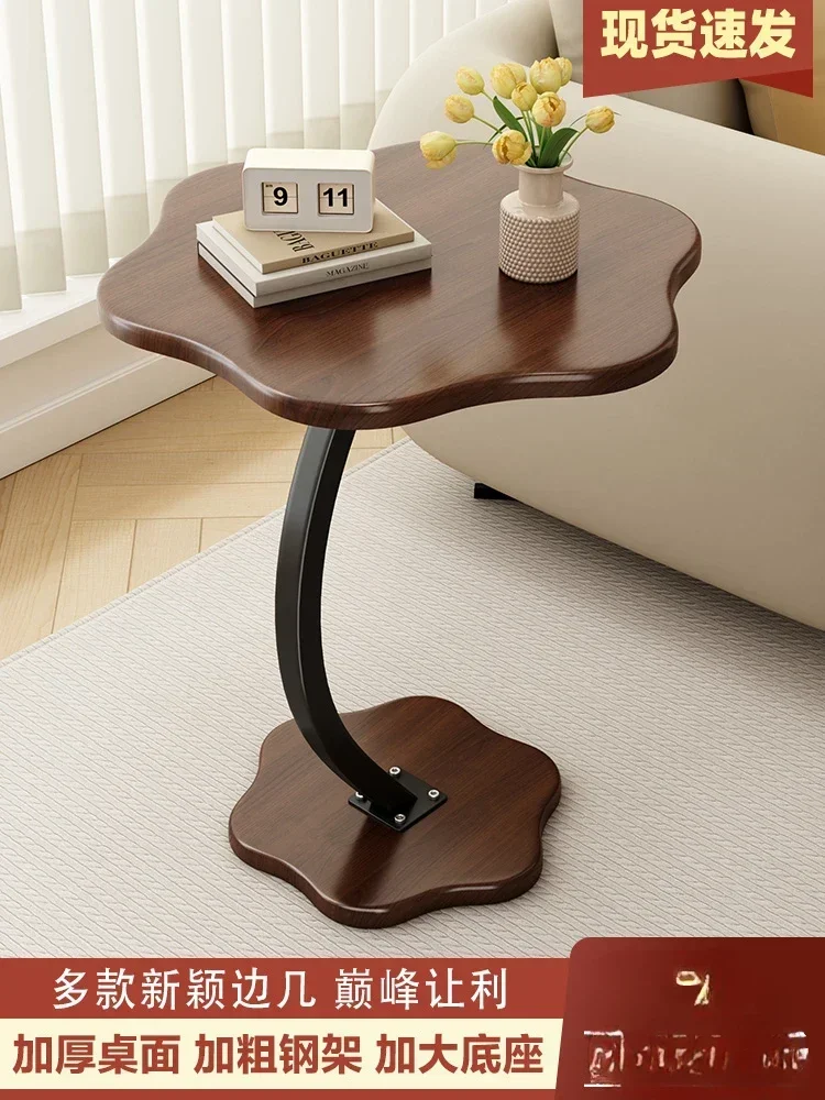 

Передвижной столик для гостиной, простой домашний светильник для гостиной, роскошный маленький журнальный столик, железная прикроватная тумбочка для спальни, хранения