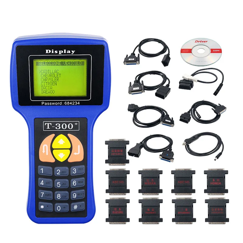 The newest OBD II T-300 T300 Auto Key Programmer T Code Software V 17.8 For Universal Cars T300 OBD 2 Disnostic tools