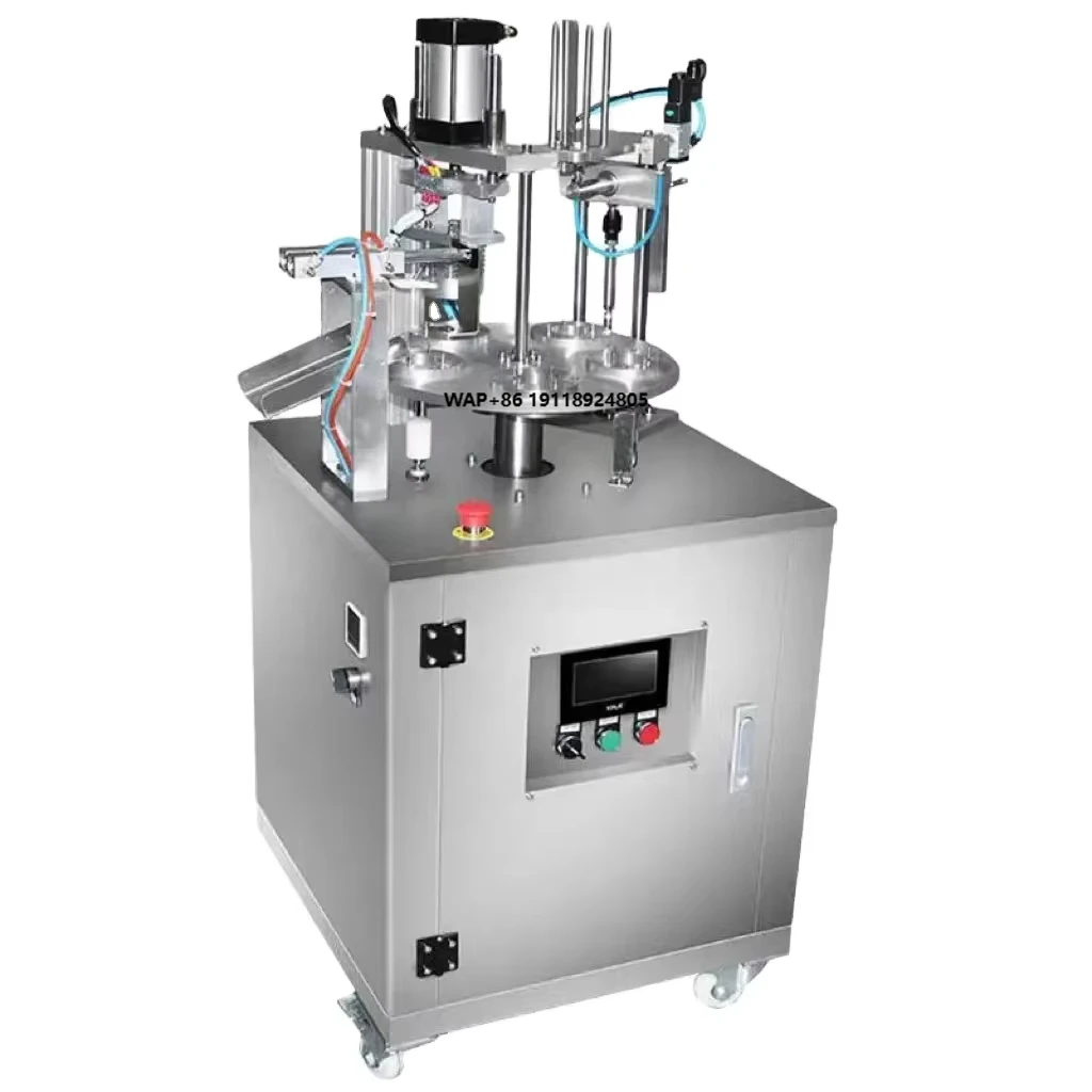 

Semi-Automatic Machine for Forming Filling Sealing Plastic Liquid Water Cups for Beverage Chemical Applications PLC Core