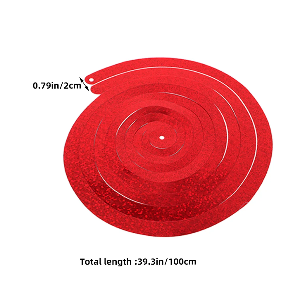 12Pcs Hanging Swirls Party Decorations Ceiling Walls Doors Birthday Weddings Graduations Vibrant Lightweight Pet Materials