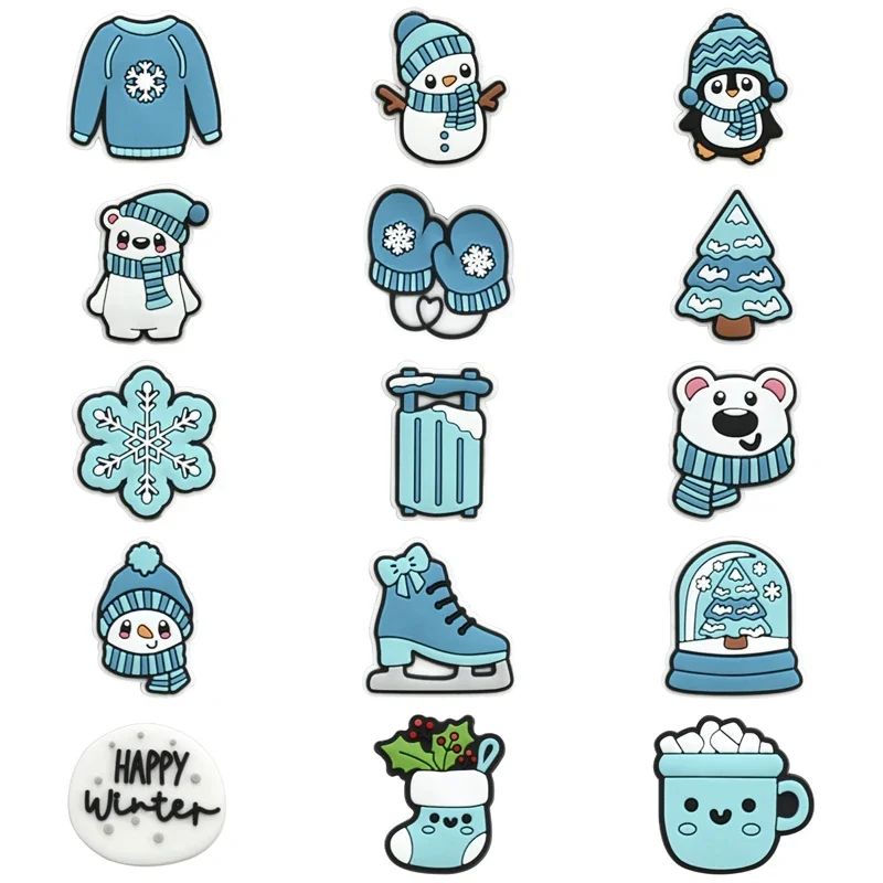 

Shoe Charms for Crocs Accessories Christmas Shoes Charm for Croc Decorations Pins Men Accessory Jeans Woman Clogs Clips Badges