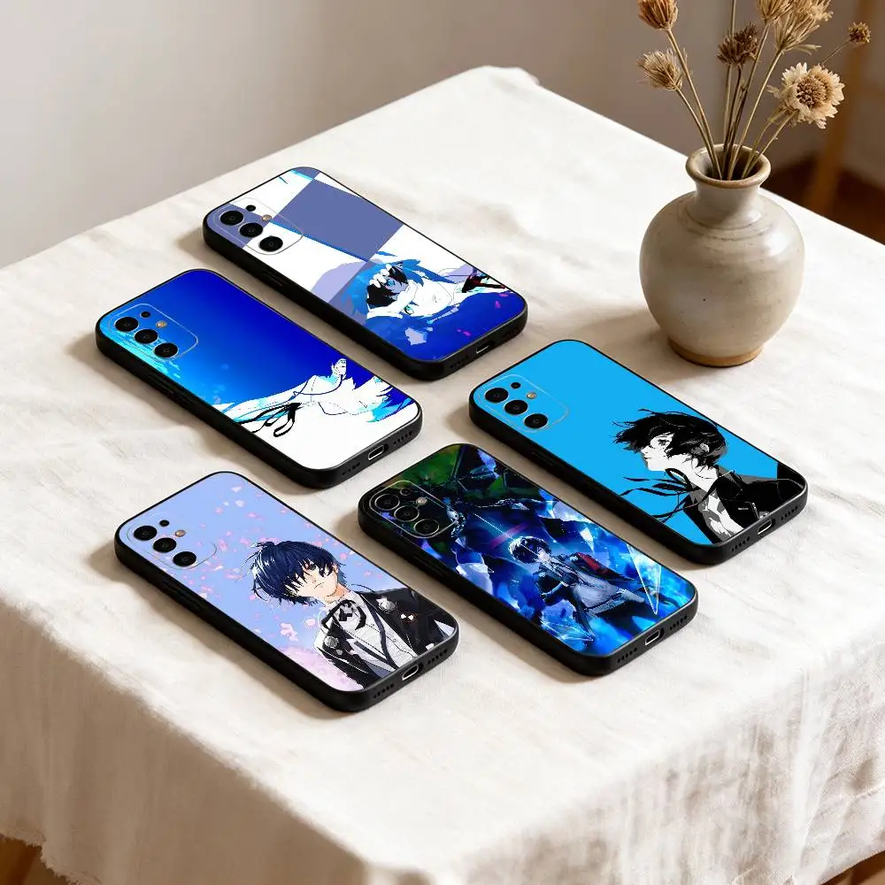 Fuuka Yamagishi Makoto Yuki Phone Case For Samsung S25,S24,S21,S22,S23,S30,Ultra,S20,Plus,Fe,Soft Silicone Black Cover