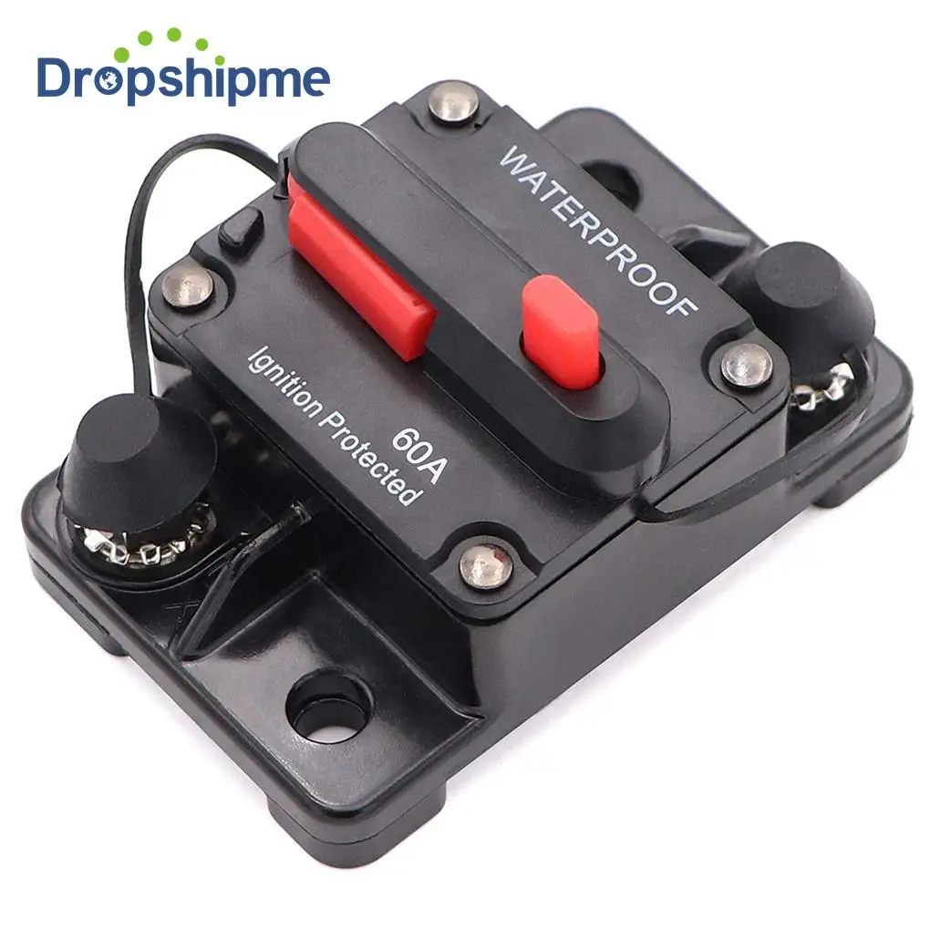 

30A 40A 50A 60A 80A 100A 150A 200A 250A 300A AMP Circuit Breaker Fuse Reset 12-48V DC Car Boat Auto Waterproof automotive