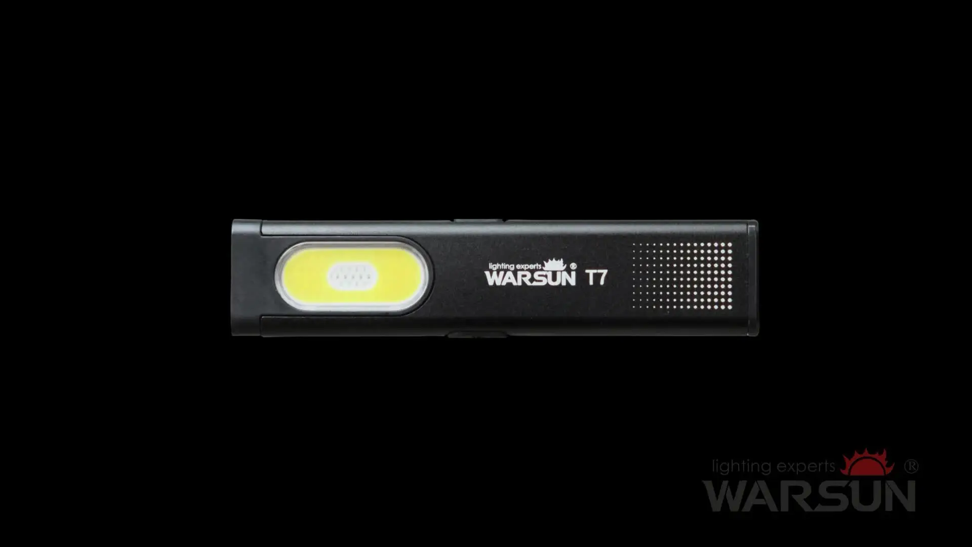 WARSUN T7 LED Torch Portable Mini Flashlight 800LM Rechargeable Pocket Light Magnetic Base Clip Work Light Hiking Fishing EDC