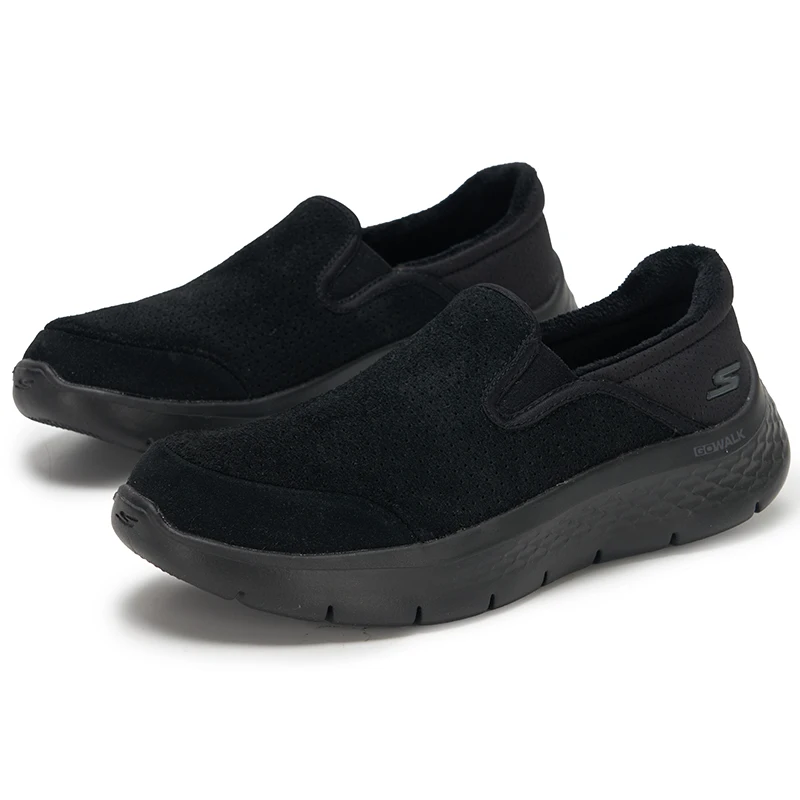 

Skechers Women's Shoes, Low-Top Sneakers, Comfortable, Lightweight, Fashionable Slip-On Shoes, Fleece-Lined, Warm Casual Shoes 124953-Bbk